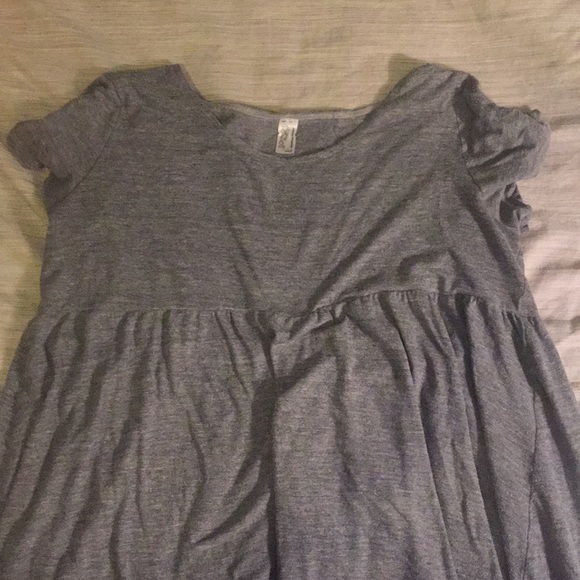 American apparel gray t shirt trapeze dress XS/S - Picture 3 of 3